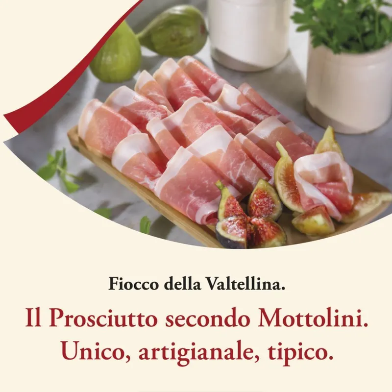 Fiocco della Valtellina: the art of ham according to Mottolini